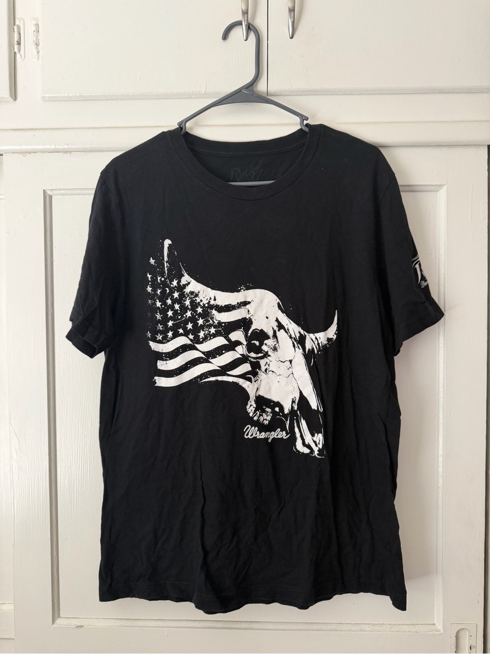 Wrangler steer skull t shirt